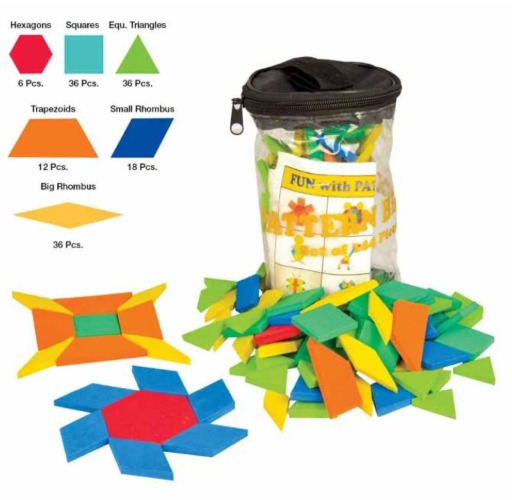 Pattern Block (Student Set) - Color: Multi Color