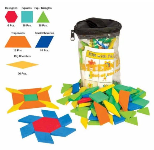 Pattern Block - Color: Multi Color
