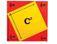 Senior Pythgoras  (magnetic) - Color: Yellow And Red