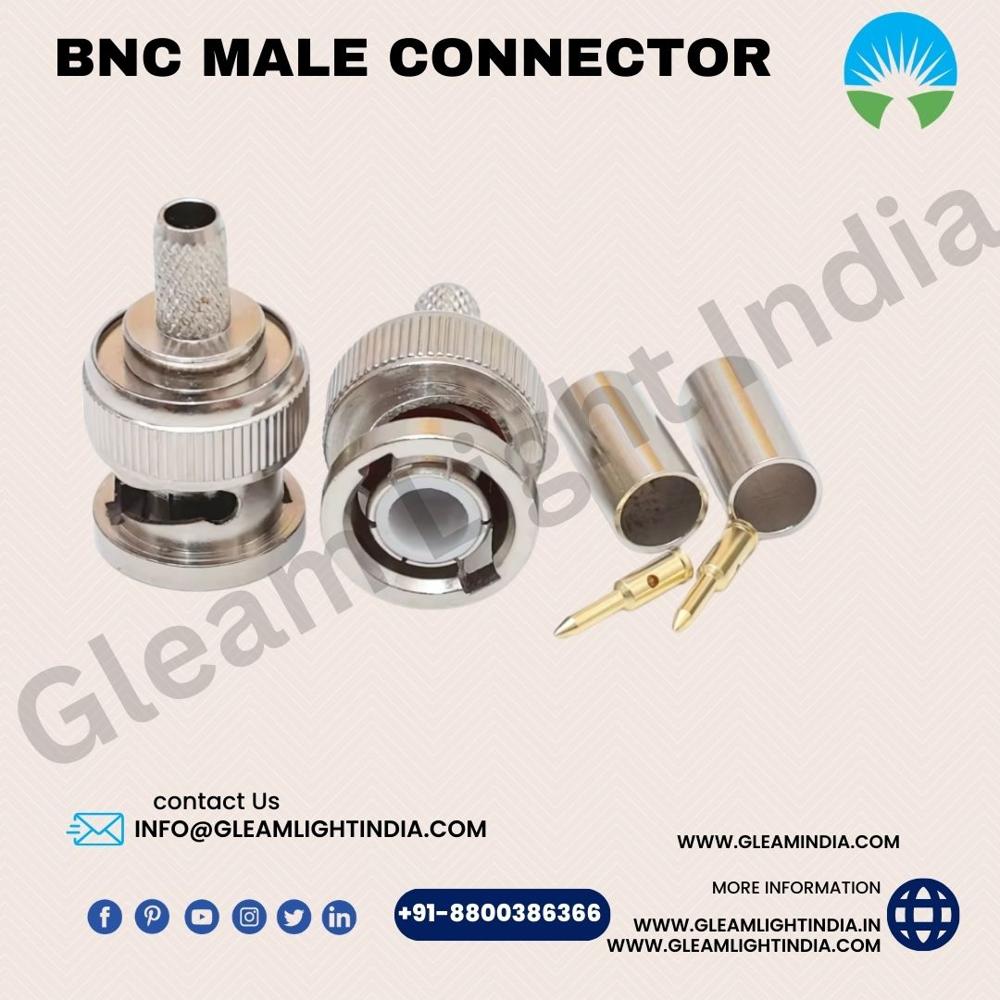 Bnc Male Connector - Application: Rf Cable