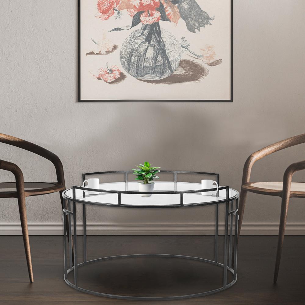 Round Coffee Table - Finish: Polished