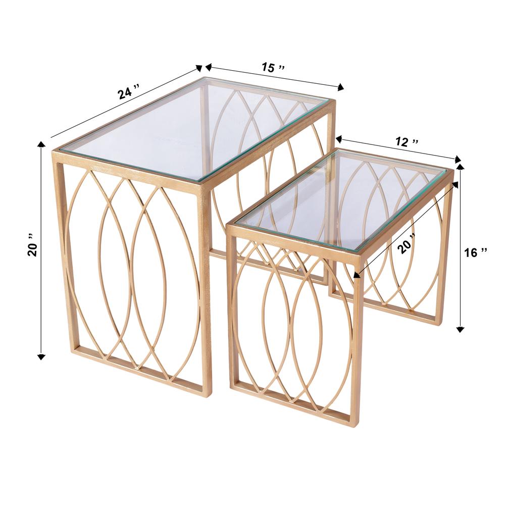 Side Nesting Table Set - Design: Modern