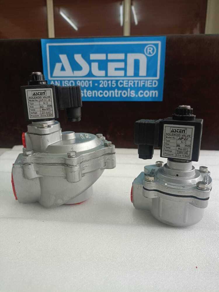 Asten Pulse Jet Solenoid Valve - Color: Grey