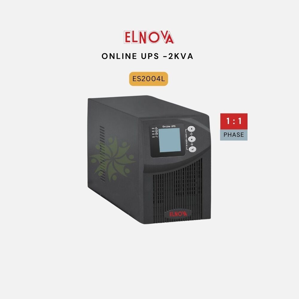 Elnova ऑनलाइन यूपीएस 2 Kva 72v बाहरी बैटरी