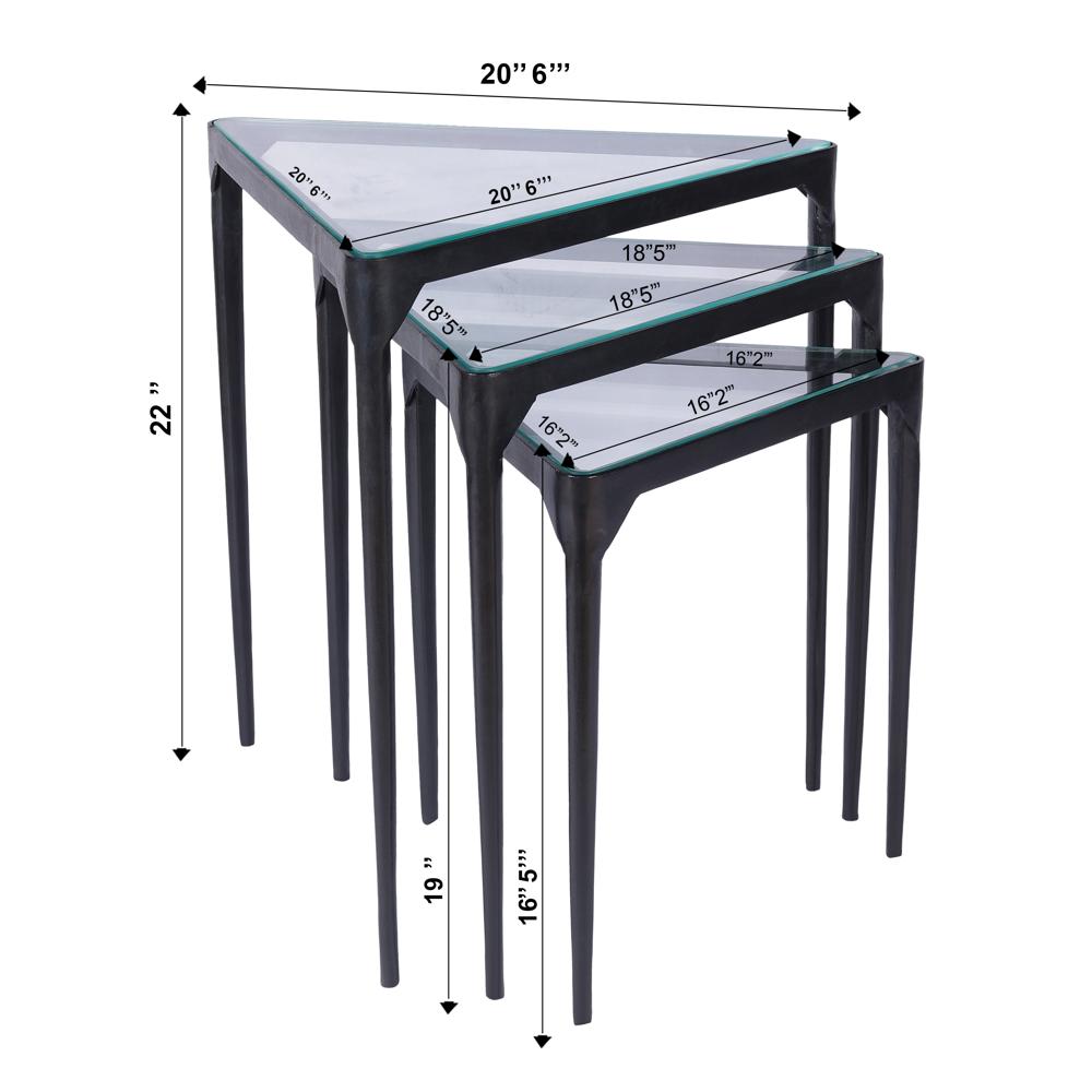 Nesting Table Set - Finish: Polished