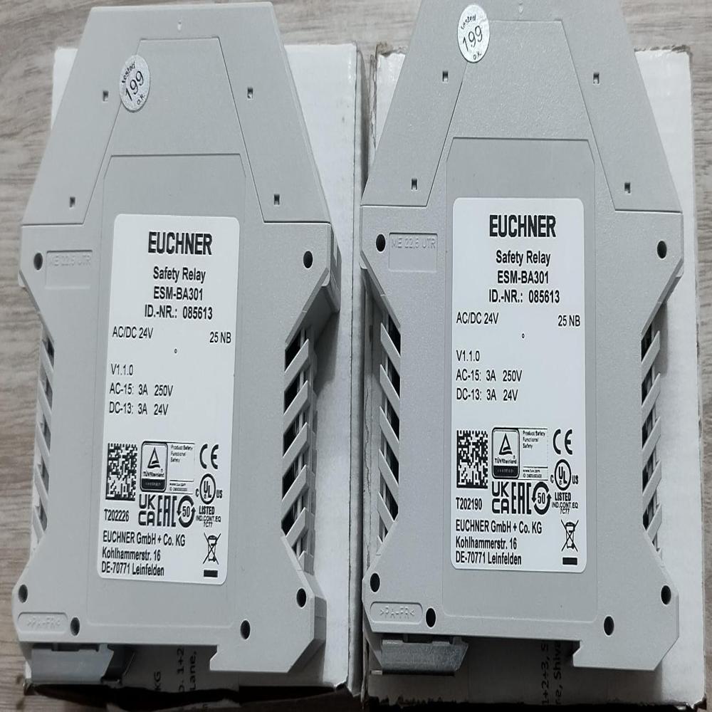 Safety Relay Euchner Esm-Ba301 085613 - Contact Load: High Power