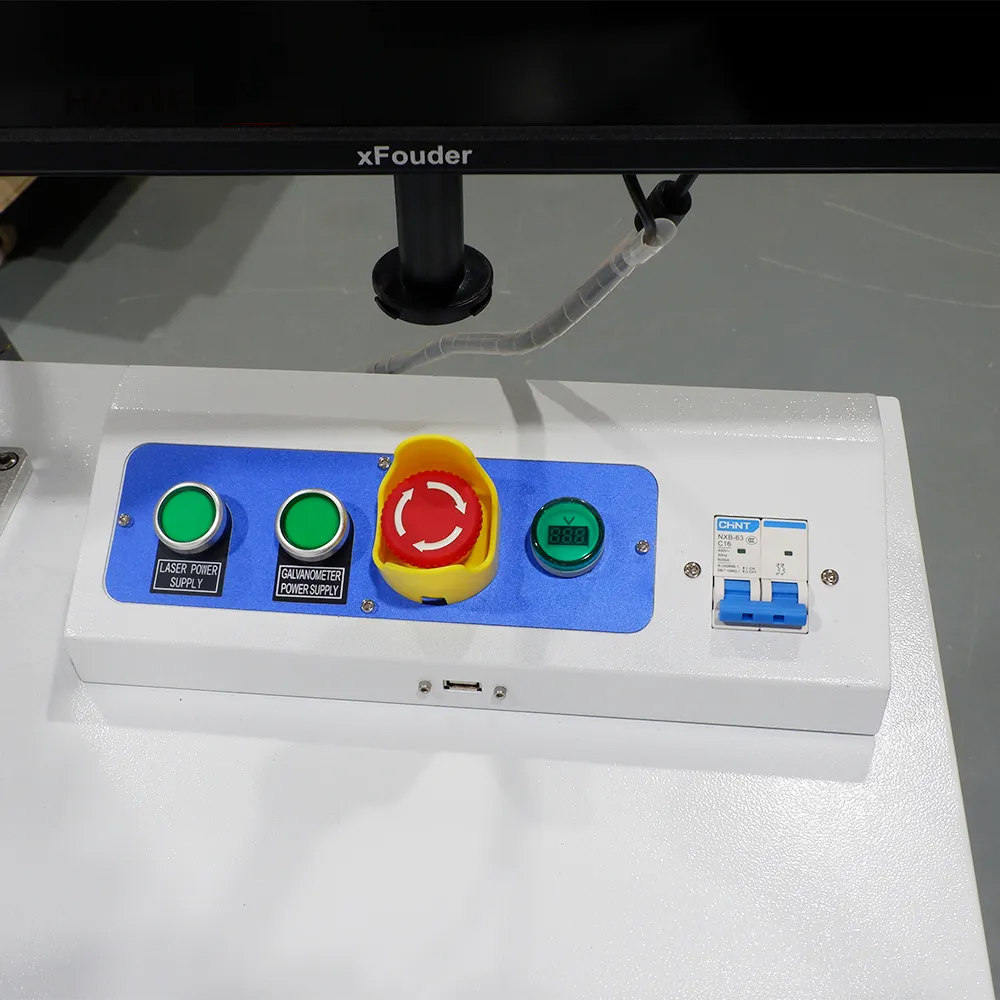 VM-FL-W30-PC Vision Media Fiber Laser Marking Machine