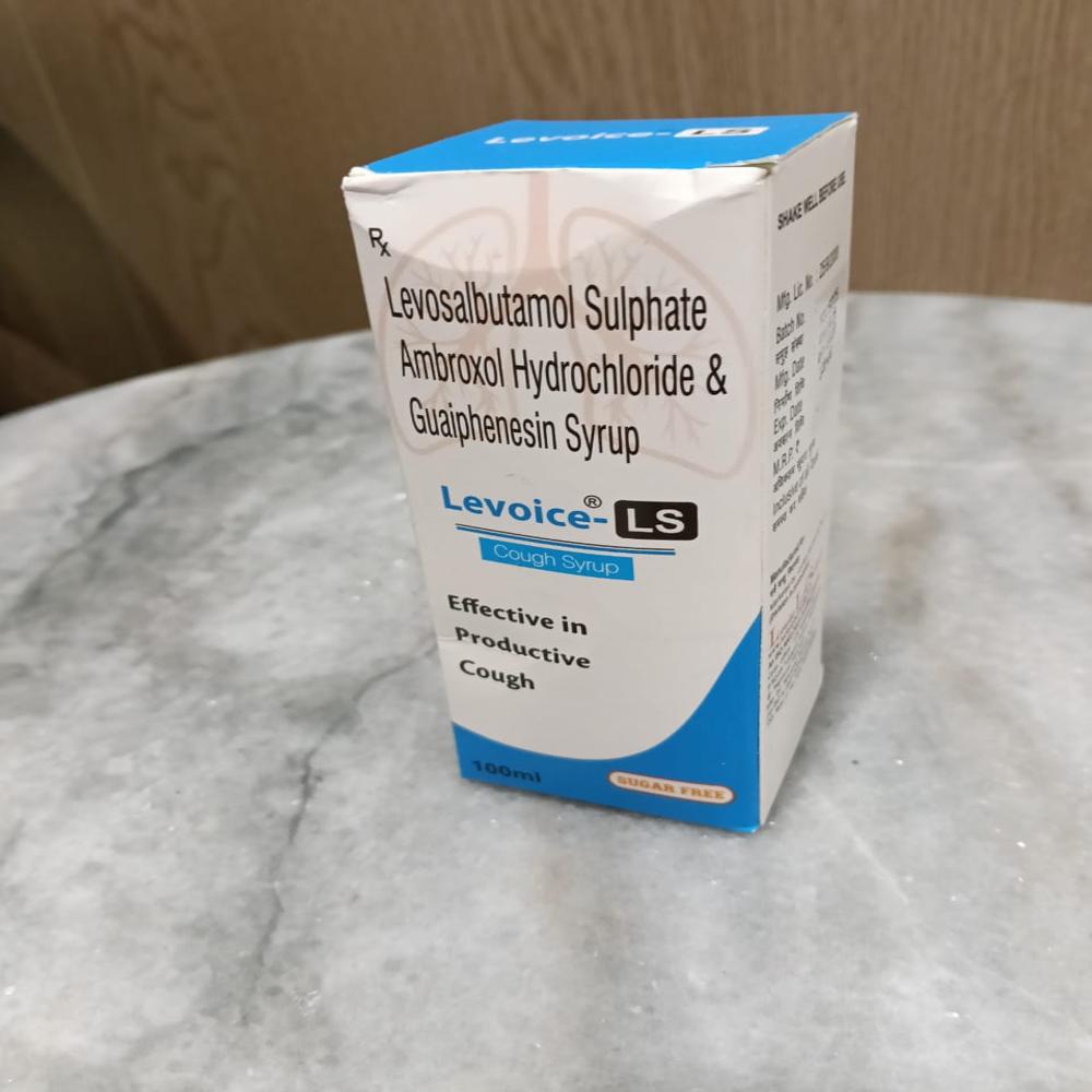 Levosalbutamol Ambroxol Hydrochloride And Guaiphenesin Syrup Dosage Form: As Directed By Physician