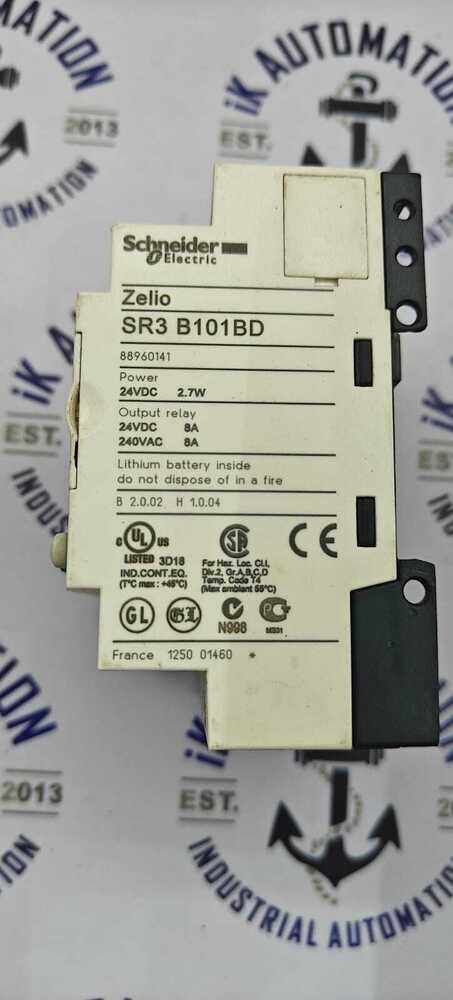 Schneider Sr3 B101bd - Used Condition | Compact Design, Efficient Control System, Versatile Applications In Automation Systems