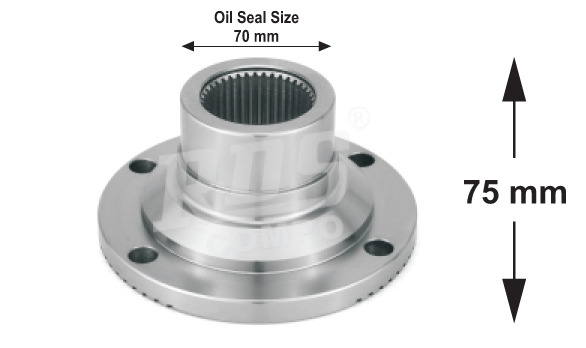 39 Splines Rds 979 Diffrential Coupling Flange - Application: Industrial
