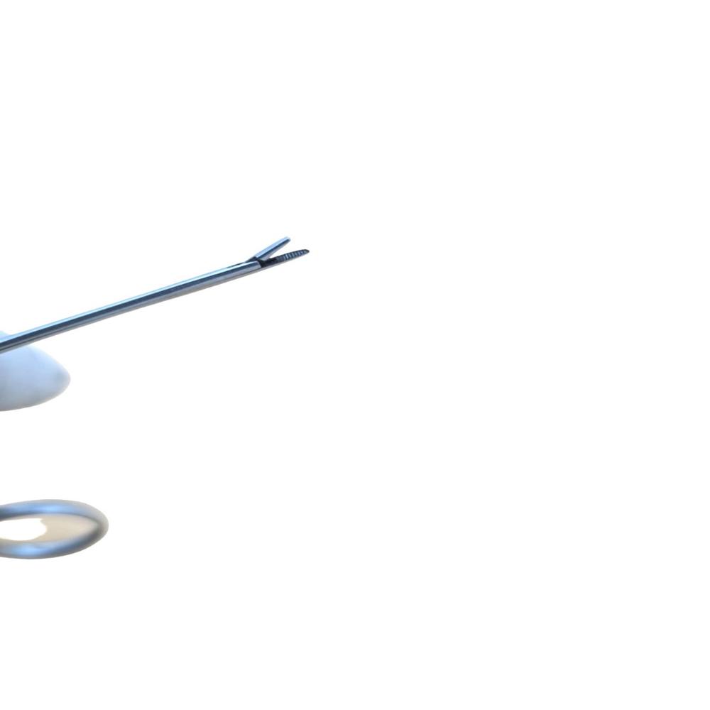 Shortening Micro Ear Forcep Tip 7 Mm - Stainless Steel, 7 Mm Tip Size For Secure Grasping, Bent Design For Enhanced Visibility, Smooth Action Handling