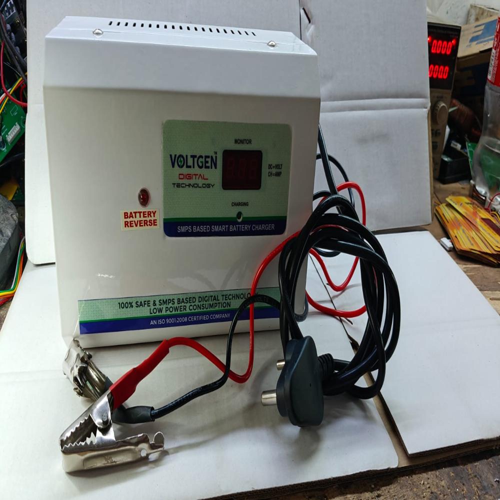12V Automatic Battery Charger - Input Voltage: 12 Volt (V)