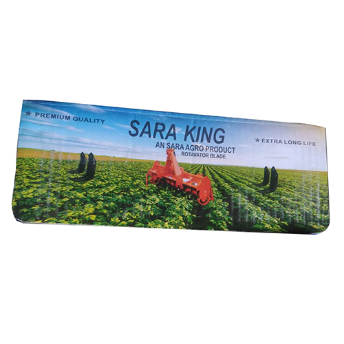 Rotavater Blade - Color: Red