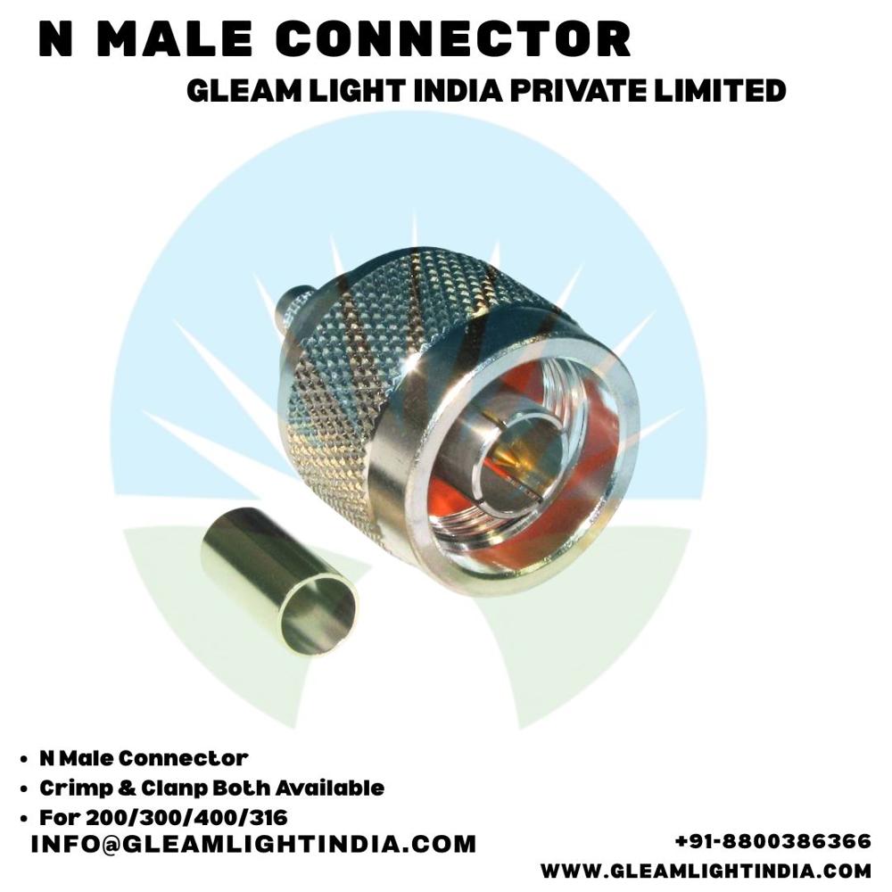 N Male Connectors - Application: Rf