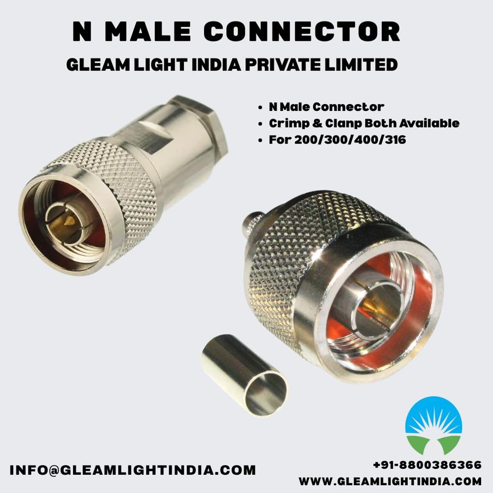 N Male Connectors - Application: Rf