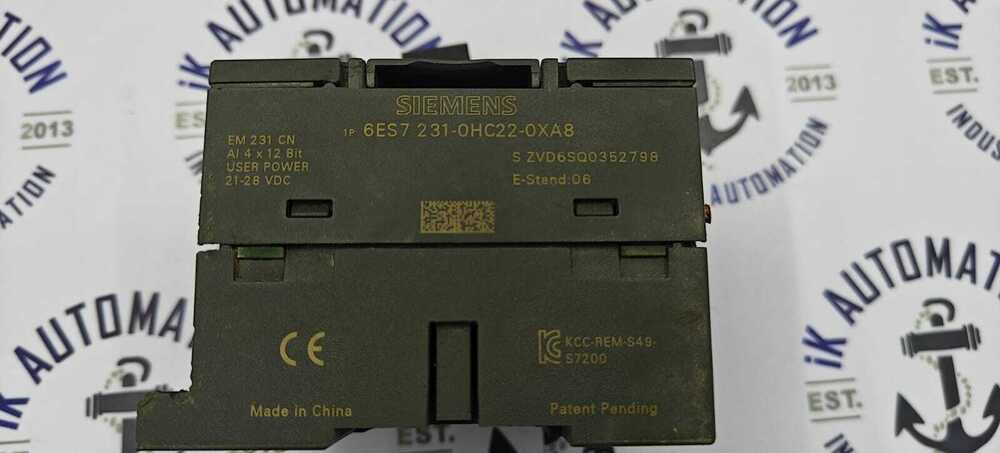 Siemens 6es7 231-ohc22-oxa8 - Application: Temperature Measurement In Automation Systems