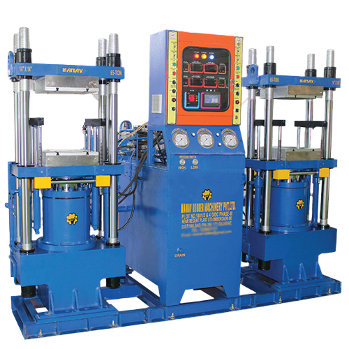 Double Station Compression Molding Hydraulic Press - Automatic Grade: Automatic