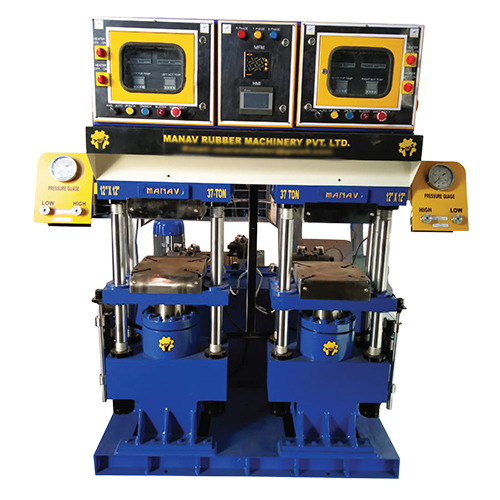 डबल स्टेशन कॉम्पैक्ट कंप्रेशन मोल्डिंग हाइड्रॉलिक प्रेस
