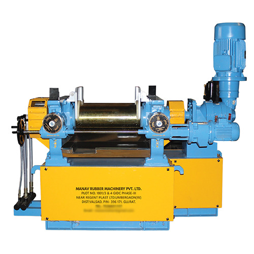 10x24 इंच एंटी-फ्रिक्शन बेयरिंग रबर मिक्सिंग मिल विद प्लैनेटरी गियर्स