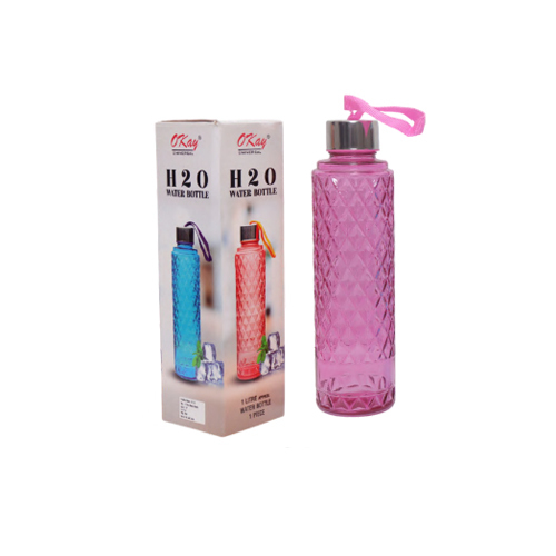 1000Ml H2O Water Bottle - Color: Multicolor