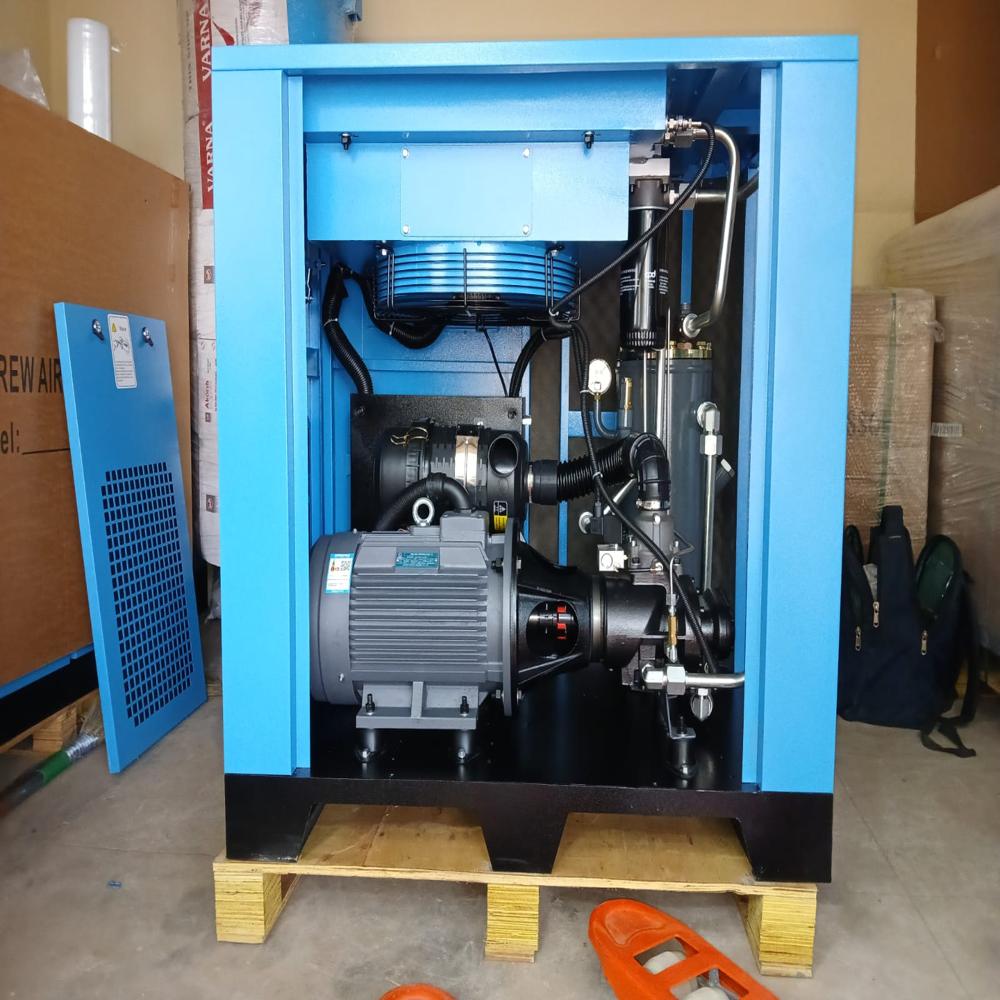 Fixed Speed 15kw/ 20hp Screw Air Compressor - Air Flow Capacity: 2.1 Ma /Min Cubic Meter (M3)
