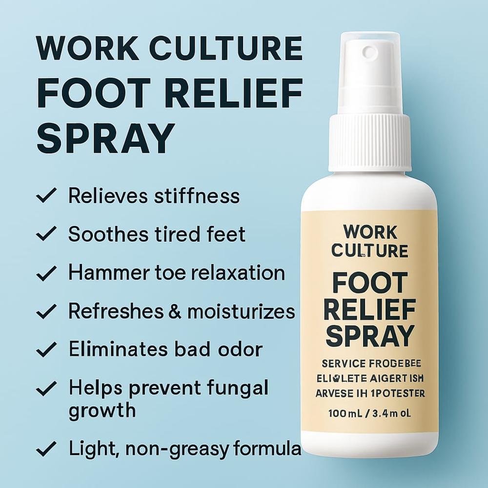 Work Culture Foot Relief Spray