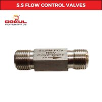 Ss 316 Flow Control Valve - Application: Industrial & Water Line