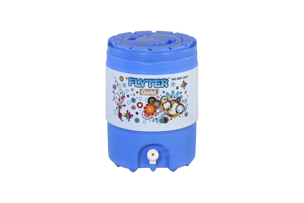 PLASTIC water jug 18 LTR GOLD