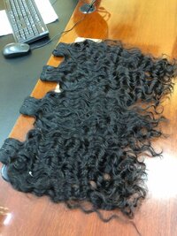 RAW NATURAL LONG CURLY HUMAN HAIR EXTENSION