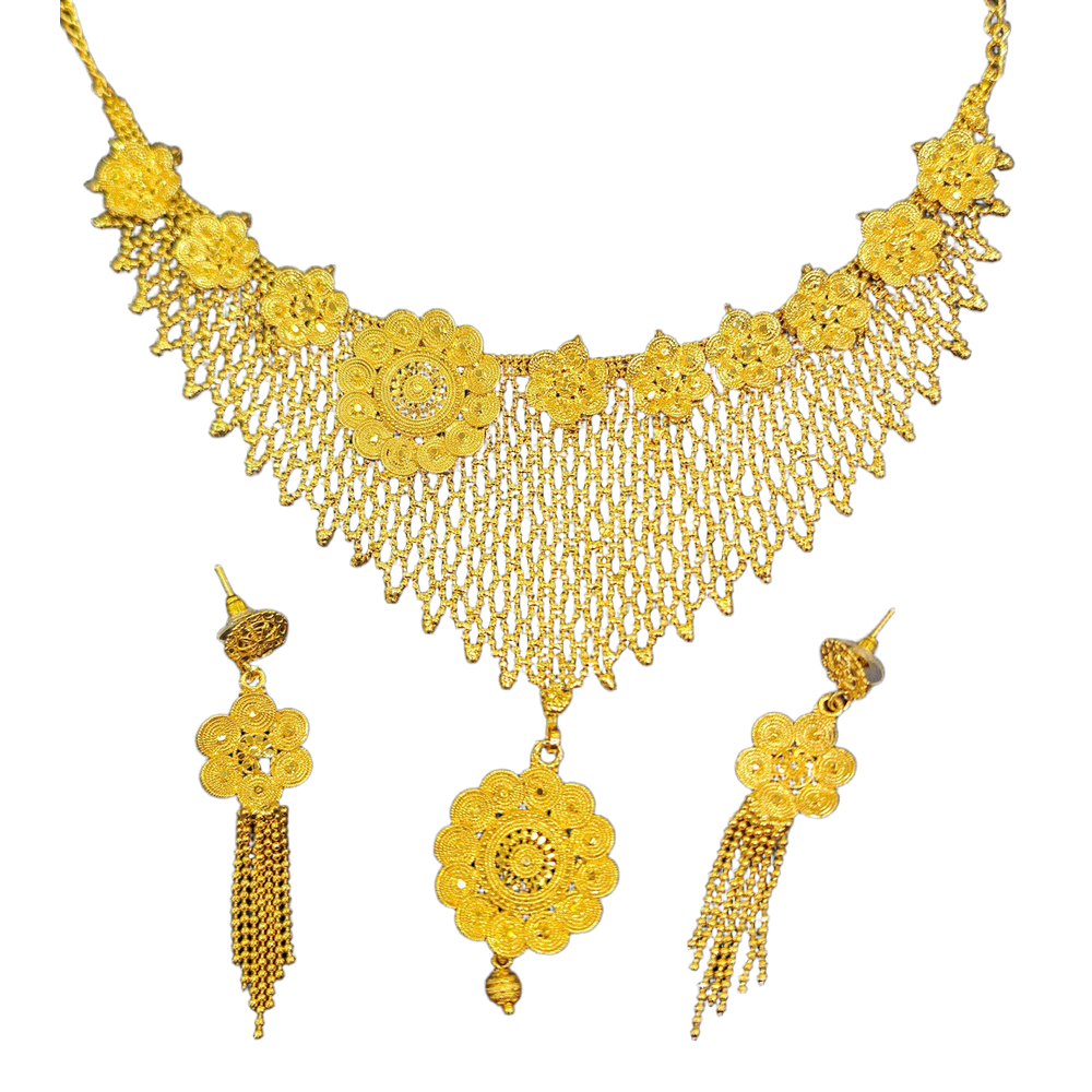 Fancy Necklace - Color: Golden