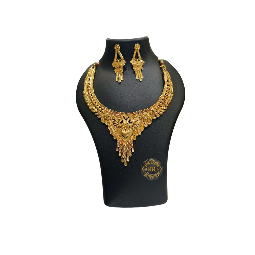 Copper Necklace Set - Color: Golden