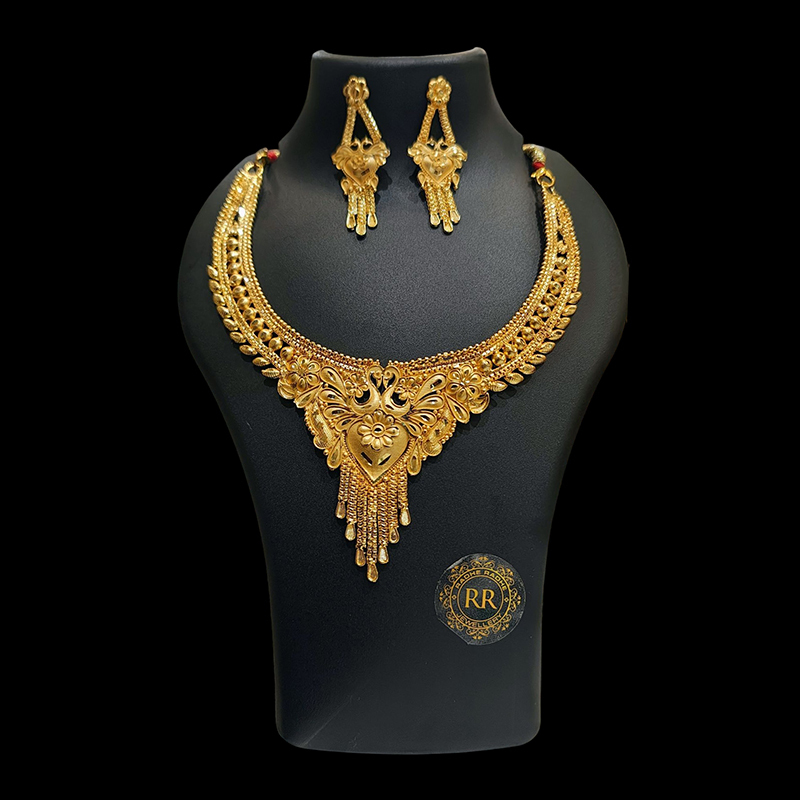 Copper Necklace Set - Color: Golden