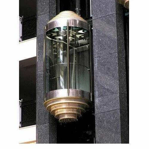 Showroom Passenger Lift - Material: Stainless Steel