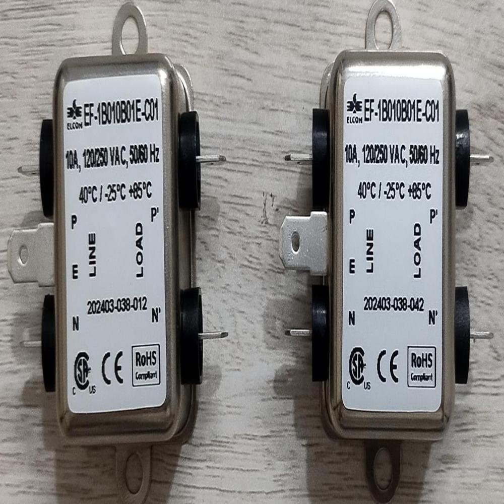 Elcom Ef-1b010b01e-c01. Emi Filter - Shape: Round