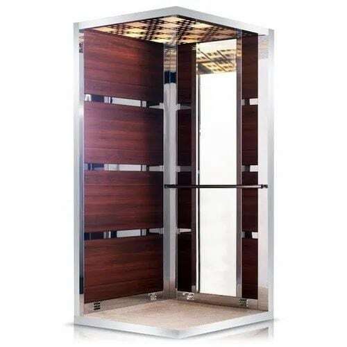Villa Wood Manual Elevator - Speed: 0.68 M/S