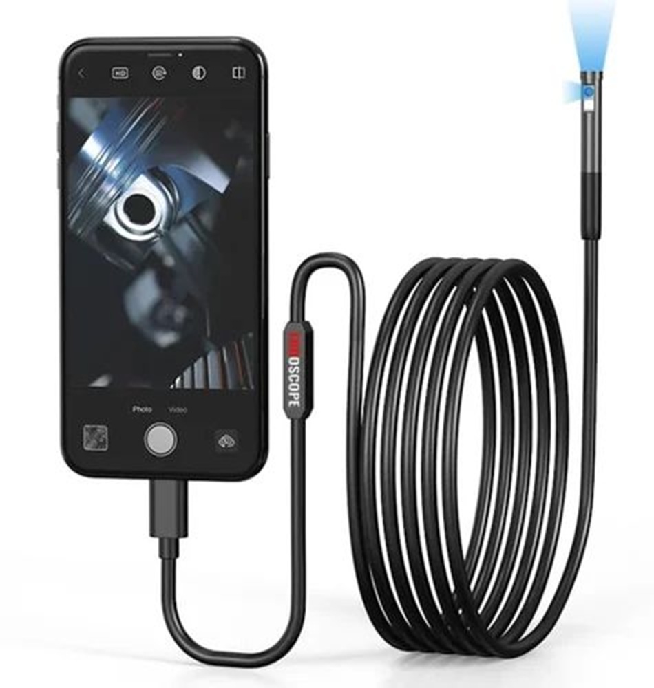 3 In 1 Endoscope Camera - Color: Black