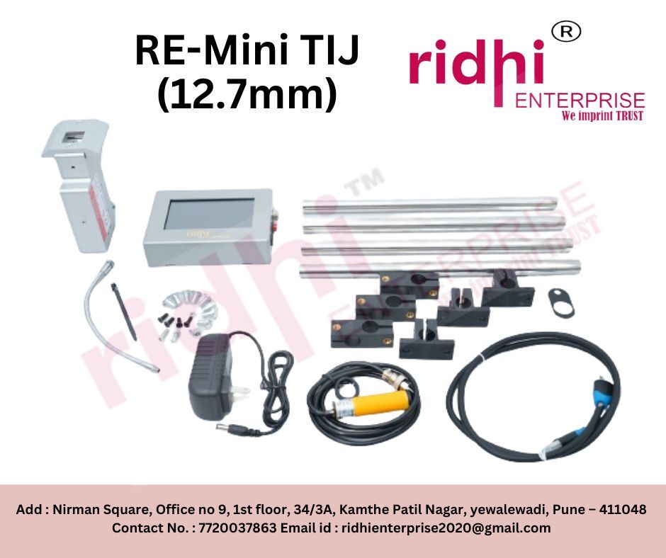 Ridhi Online Inkjet Batch Coding Machine - Color: Silver