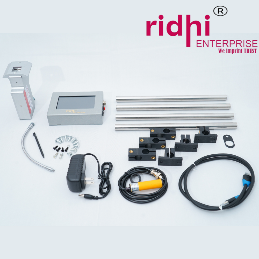 Ridhi Online Inkjet Batch Coding Machine - Color: Silver