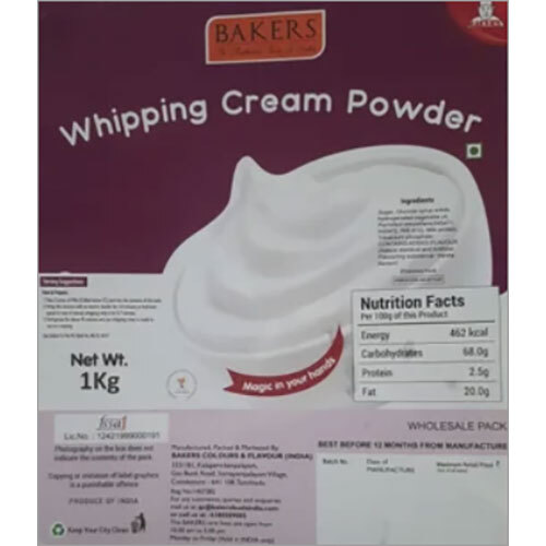 Whipping Cream Powder - Application: Food