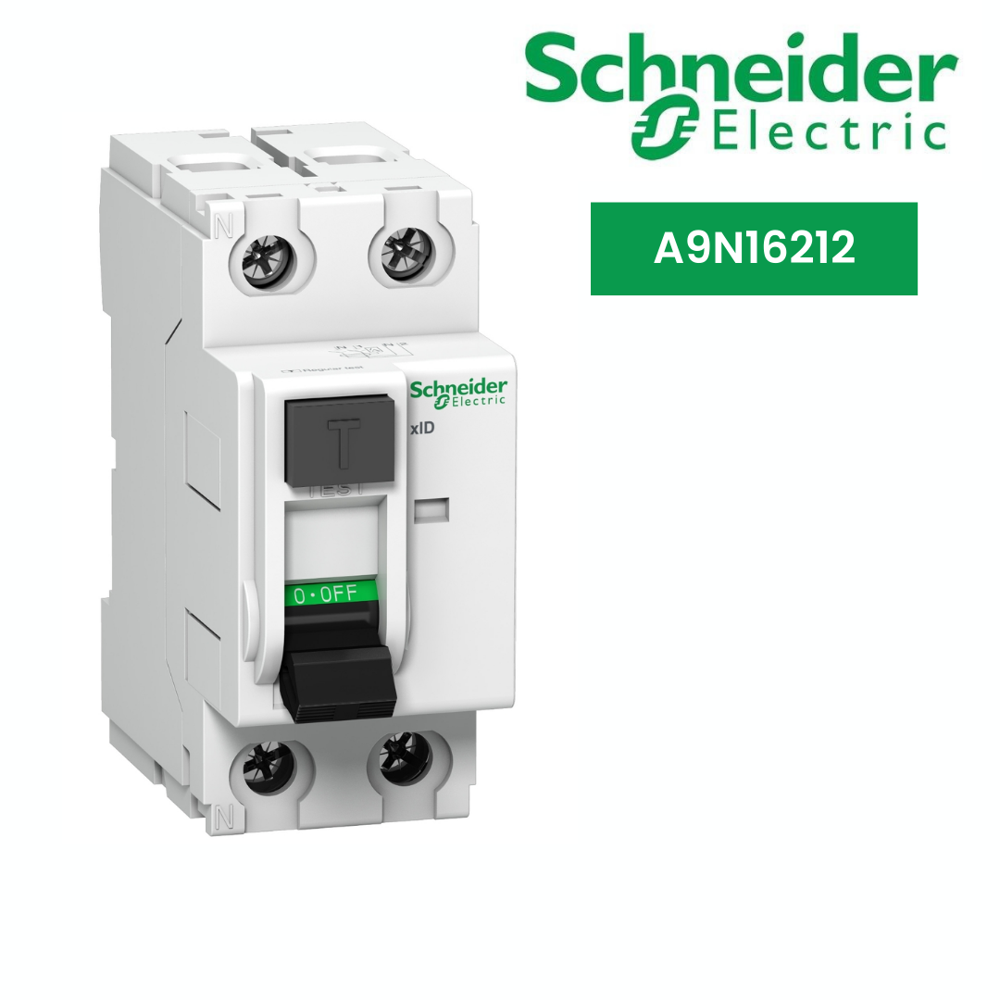 A9N16212-Acti 9 xID residual circuit breaker - 80 A - 2P - 30mA class AC instantaneous