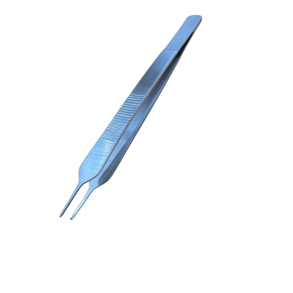 Micro Adson Tooth Forcep 7 Inch - Stainless Steel, 7 Inches Long, Silver Finish | Precision Grip For Delicate Tissue Handling, Ergonomic Design