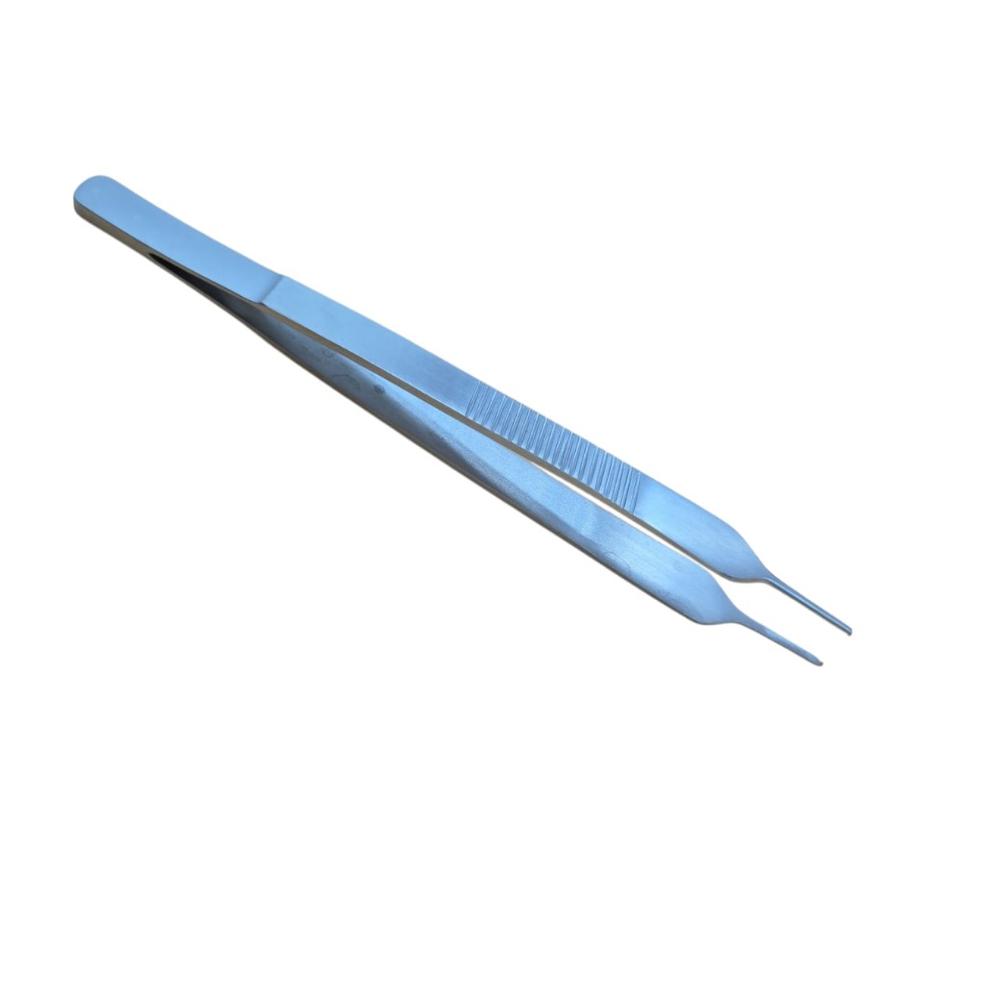 Micro Adson Tooth Forcep 7 Inch - Stainless Steel, 7 Inches Long, Silver Finish | Precision Grip For Delicate Tissue Handling, Ergonomic Design