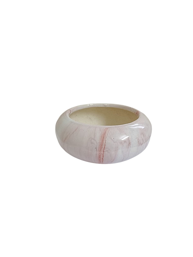 Marbela Bowl Ceramic Round Pot - Color: Various Available