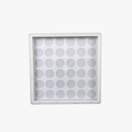 Batasha 10X10 Inch Plastic Interlocking Tile Mould - Color: As Per Demand