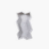 Zic Zac Plastic Interlocking Tile Mould - Color: As Per Demand