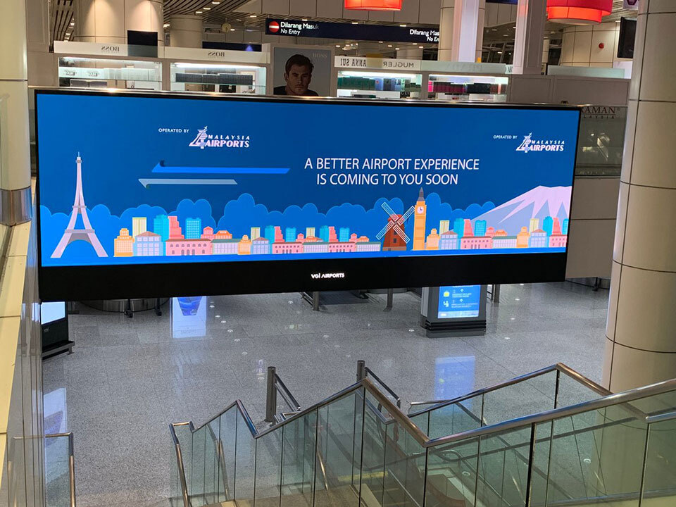 LED Video Wall For Airports And Stations