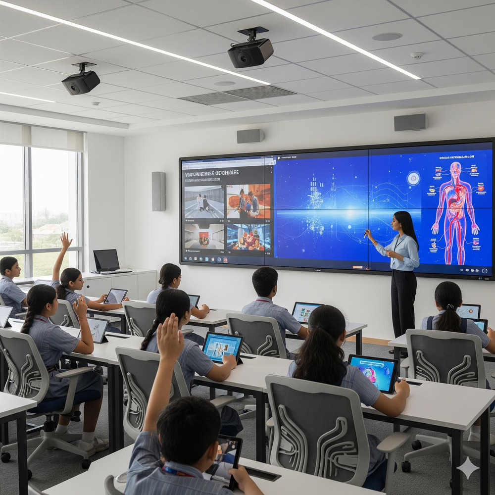 Led Video Wall For Education - Features: High Brightness