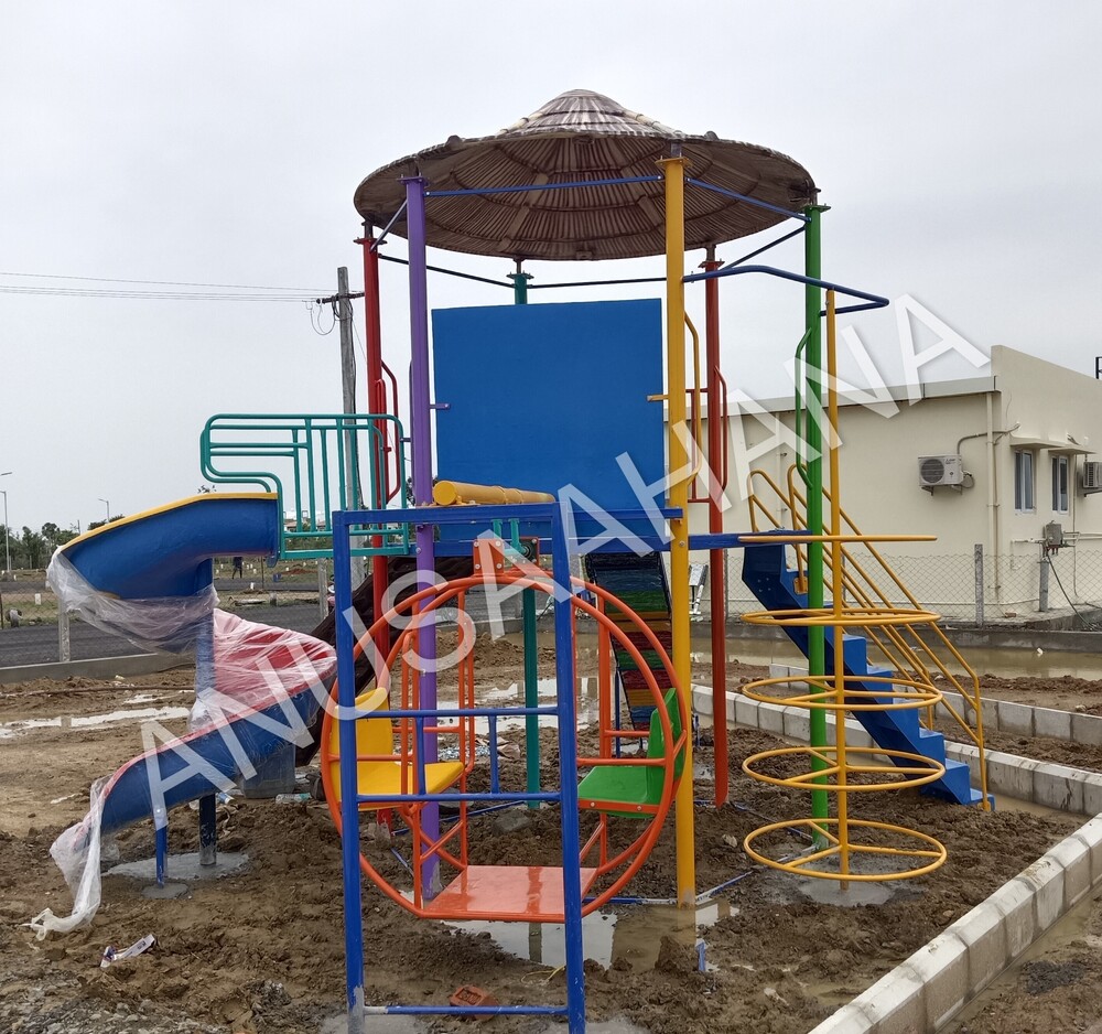 Hexagonal Multi Play System - Frame Material: Ms & Gi