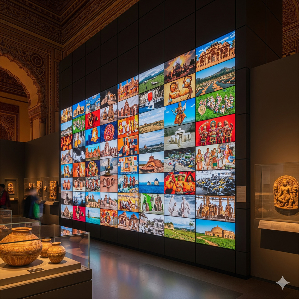 Led Video Wall For Museum And Galleries - Features: High Brightness