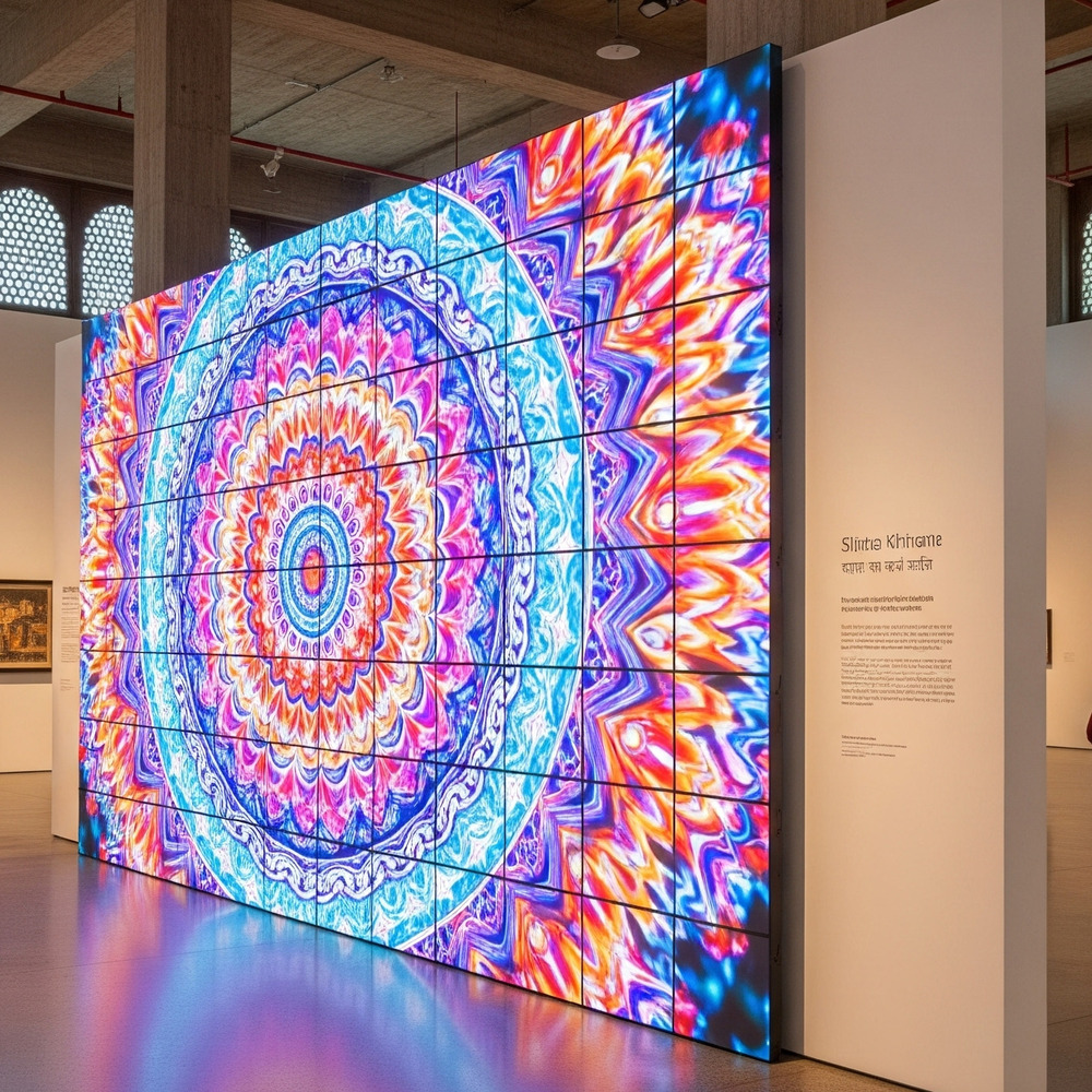 Led Video Wall For Museum And Galleries - Features: High Brightness